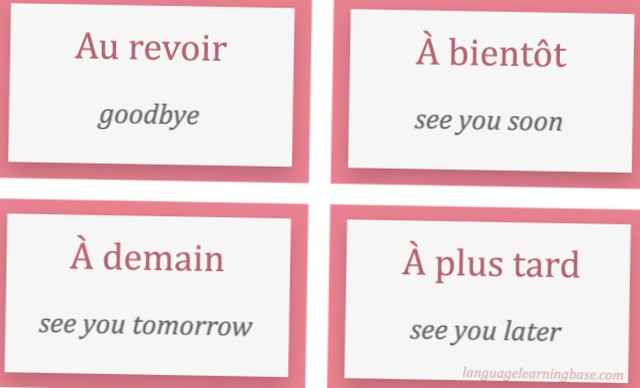 Meaning au revoir Au Revoir: